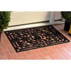 Ornate Penelope Durable Rubber Doormat, 30X18 In.-Kirkland's Home Hot