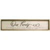 Our Family Framed Wooden Wall Plaque-Kirkland's Home Outlet