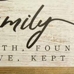 Our Family Framed Wooden Wall Plaque-Kirkland's Home Outlet