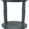 Oval Antique Navy Accent Table-Kirkland's Home Outlet