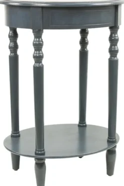 Oval Antique Navy Accent Table-Kirkland's Home Outlet