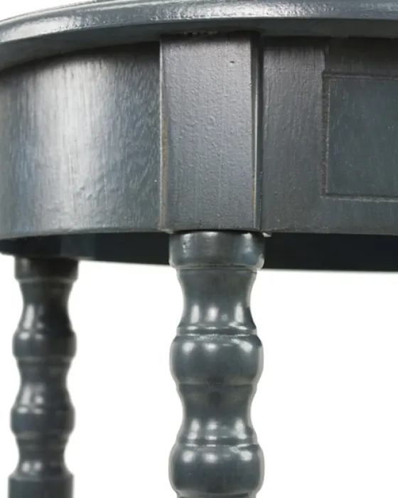 Oval Antique Navy Accent Table-Kirkland's Home Outlet