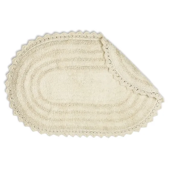 Oval Classic Crochet Bath Mat-Kirkland's Home Best Sale