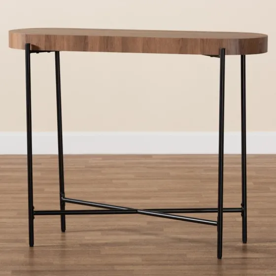 Oval Light Wood X Base Console Table-Kirkland's Home Cheap