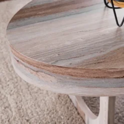 Oval Marbled Wood Coffee Table-Kirkland's Home Best