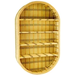 Oval Rattan Wall Shelf-Kirkland's Home Sale
