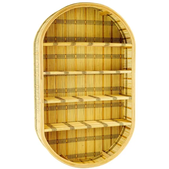 Oval Rattan Wall Shelf-Kirkland's Home Sale