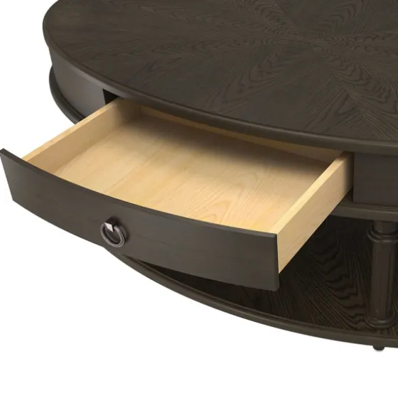 Oval Wood 2-Tier Coffee Table-Kirkland's Home New