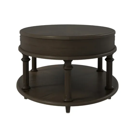 Oval Wood 2-Tier Coffee Table-Kirkland's Home New