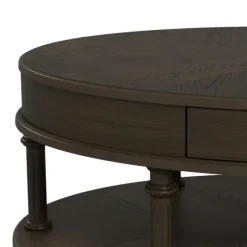 Oval Wood 2-Tier Coffee Table-Kirkland's Home New