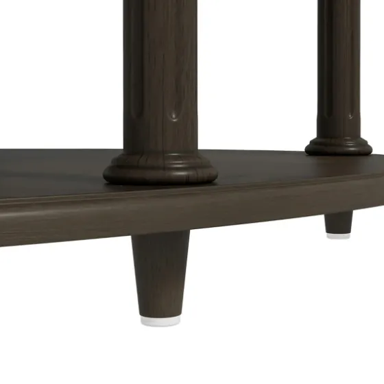 Oval Wood 2-Tier Coffee Table-Kirkland's Home New