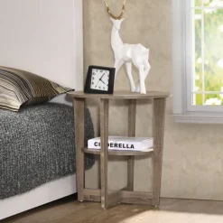 Oval Wooden Nightstand-Kirkland's Home Shop