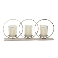 Overlapping Halo Hurricane Candle Runner-Kirkland's Home Cheap