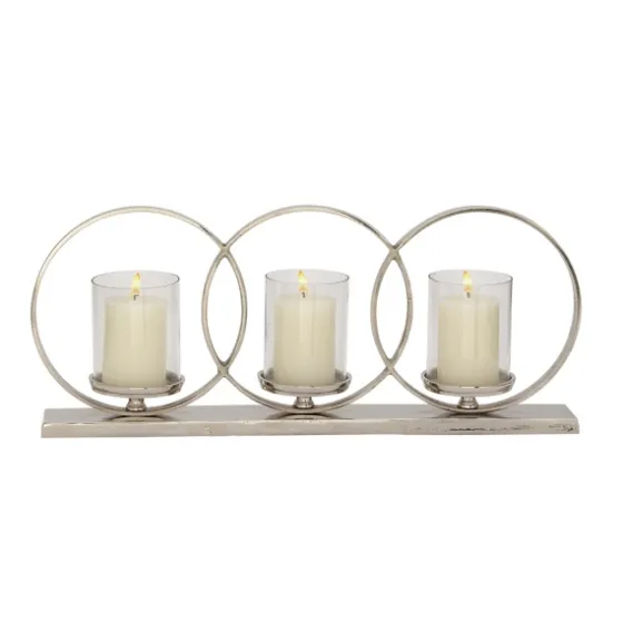 Overlapping Halo Hurricane Candle Runner-Kirkland's Home Cheap
