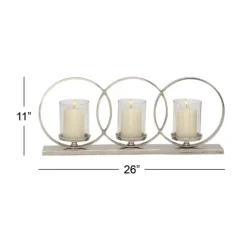 Overlapping Halo Hurricane Candle Runner-Kirkland's Home Cheap