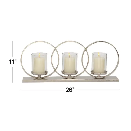 Overlapping Halo Hurricane Candle Runner-Kirkland's Home Cheap