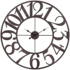 Oversized Bronze Metal Cut-Out Wall Clock-Kirkland's Home Sale