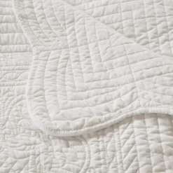 Oversized Quilted Scalloped Edge Throw-Kirkland's Home Online