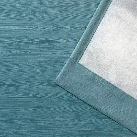 Oxford Teal Thermal Curtain Panel Set, 84 In.-Kirkland's Home Clearance