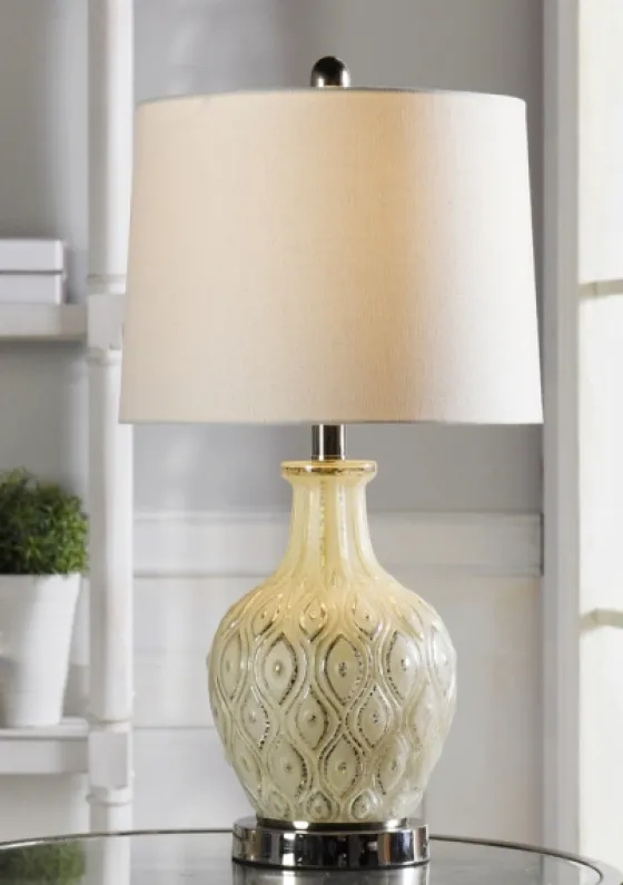 Painted Mercury Glass Table Lamp-Kirkland's Home Outlet