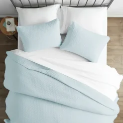 Pale Herring 3-Pc. Queen Quilted Coverlet Set-Kirkland's Home New