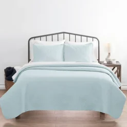 Pale Herring 3-Pc. Queen Quilted Coverlet Set-Kirkland's Home New