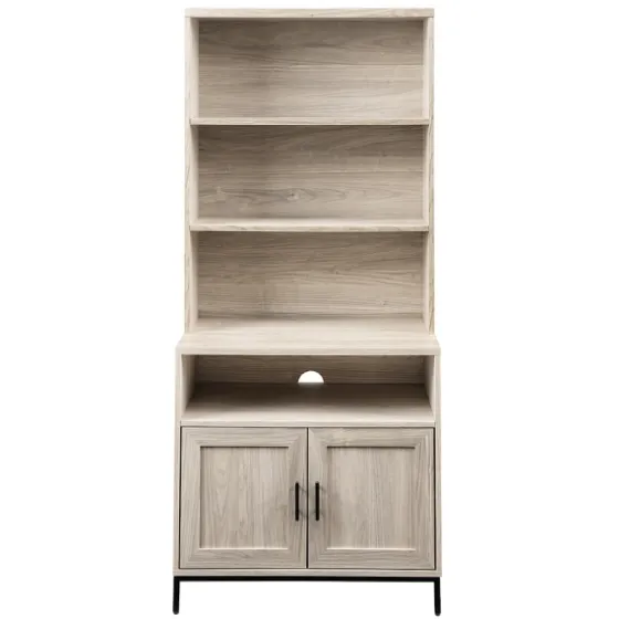 Pale Wooden Willow Storage Bookcase-Kirkland's Home Online