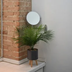 Palm Arrangement In Gray Footed Pot-Kirkland's Home Best Sale