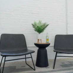 Palm Arrangement In White Footed Pot-Kirkland's Home Cheap