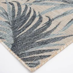 Palm Fronds Lava Indoor/Outdoor Area Rug, 5X7-Kirkland's Home Hot