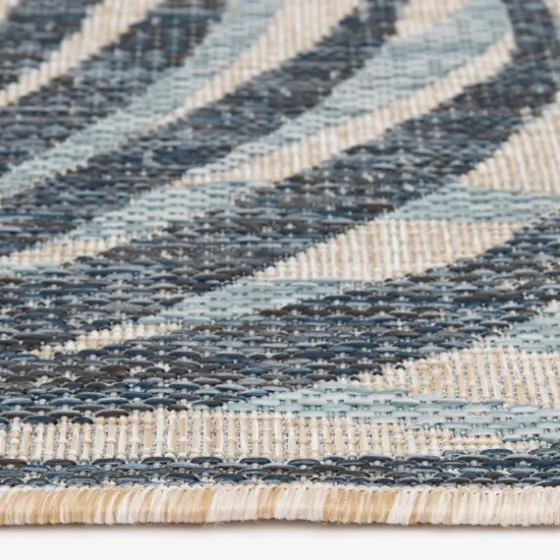 Palm Fronds Lava Indoor/Outdoor Area Rug, 5X7-Kirkland's Home Hot
