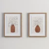 Palm Leaves In Vase Framed Art Prints, Set Of 2-Kirkland's Home Hot