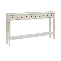Paloma Cream 4-Drawer Console Table-Kirkland's Home Online