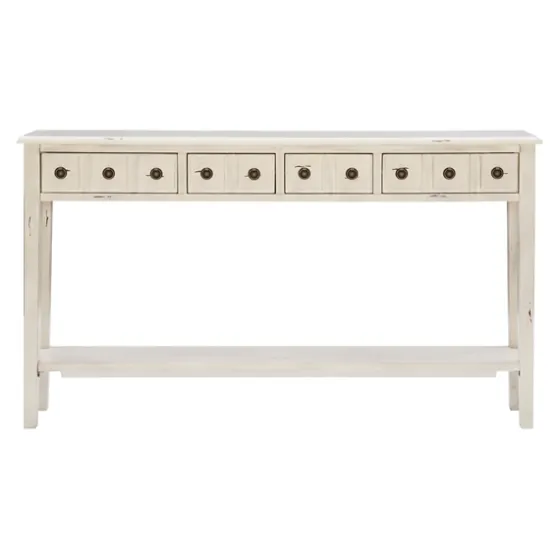 Paloma Cream 4-Drawer Console Table-Kirkland's Home Online