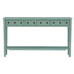 Paloma Teal 4-Drawer Console Table-Kirkland's Home Hot