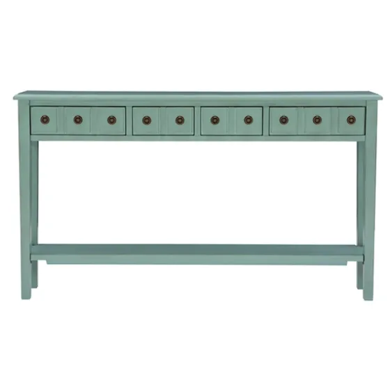 Paloma Teal 4-Drawer Console Table-Kirkland's Home Hot