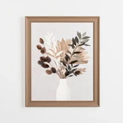 Pampas Bouquet I Framed Art Print-Kirkland's Home Cheap