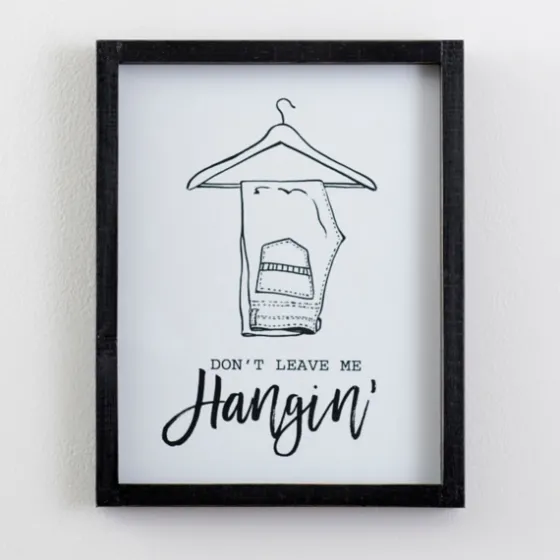 Pants Funny Laundry Room Wall Plaque-Kirkland's Home Sale