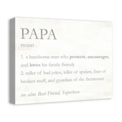 Papa Definition Wall Plaque-Kirkland's Home Outlet