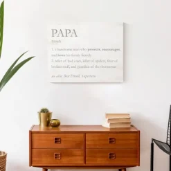 Papa Definition Wall Plaque-Kirkland's Home Outlet