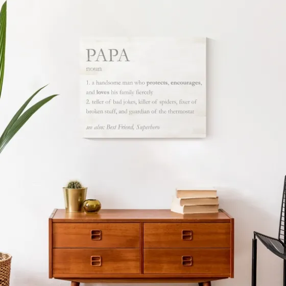 Papa Definition Wall Plaque-Kirkland's Home Outlet