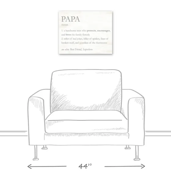 Papa Definition Wall Plaque-Kirkland's Home Outlet