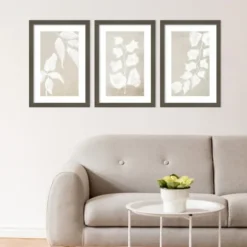 Paper Bark 3-Pc. Framed Wall Art Set-Kirkland's Home Store