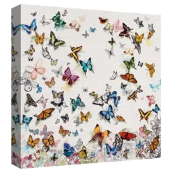 Papillon Canvas Art Print-Kirkland's Home Fashion
