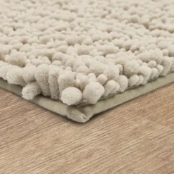 Parchment Lofty Pile Chenille Bath Mat, 60 In.-Kirkland's Home Hot