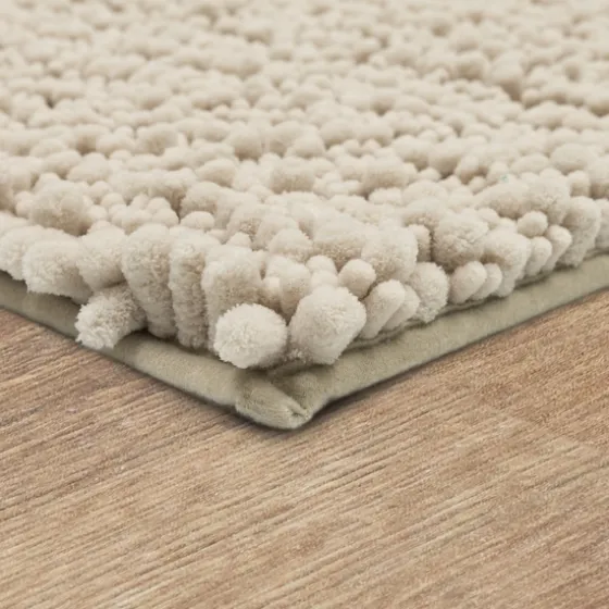 Parchment Lofty Pile Chenille Bath Mat, 60 In.-Kirkland's Home Hot
