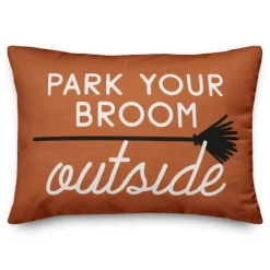 Park Your Broom Outside Halloween Pillow-Kirkland's Home Outlet