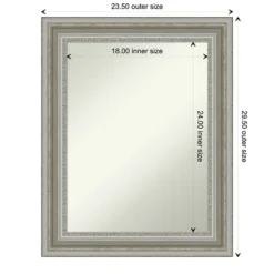 Parlor Silver Framed Wall Mirror-Kirkland's Home Clearance