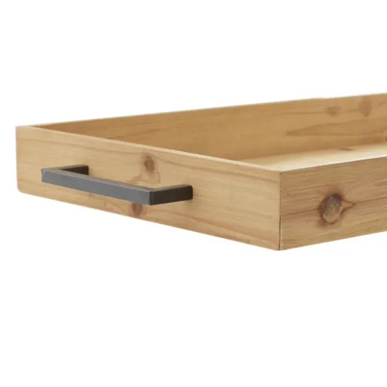 Parquet Fir Wood Decorative Tray-Kirkland's Home Fashion
