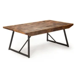 Parquet Willa Metal Base Coffee Table-Kirkland's Home Online
